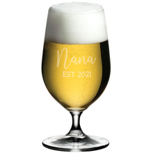 Load image into Gallery viewer, Nana EST Custom Glass - Champagne flute, Wine, Whiskey or Beer Glass
