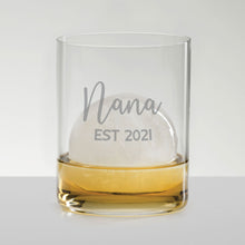 Load image into Gallery viewer, Nana EST Custom Glass - Champagne flute, Wine, Whiskey or Beer Glass
