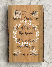 Load image into Gallery viewer, Twas the Night Before Christmas Wood Art
