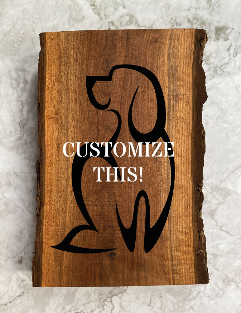 Dog Custom Wood Art 1