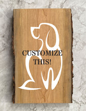 Load image into Gallery viewer, Dog Custom Wood Art 1
