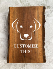 Load image into Gallery viewer, Dog Custom Wood Art 2
