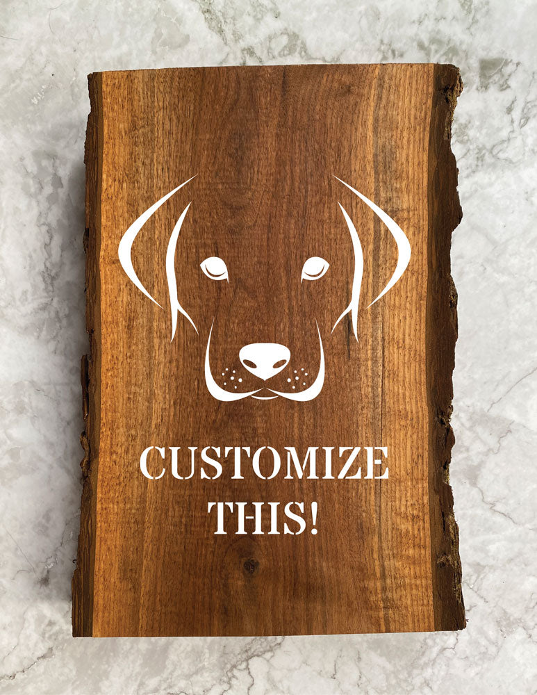 Dog Custom Wood Art 2