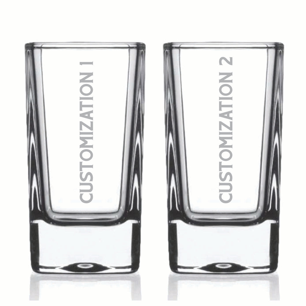 Fully Custom 2.5oz Shot Glass Set