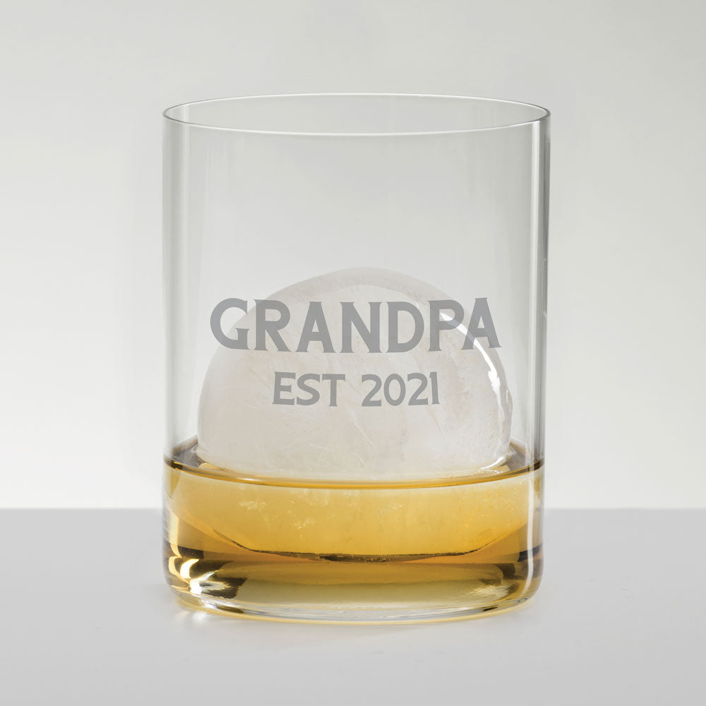 Grandpa Custom Riedel Whiskey Glass