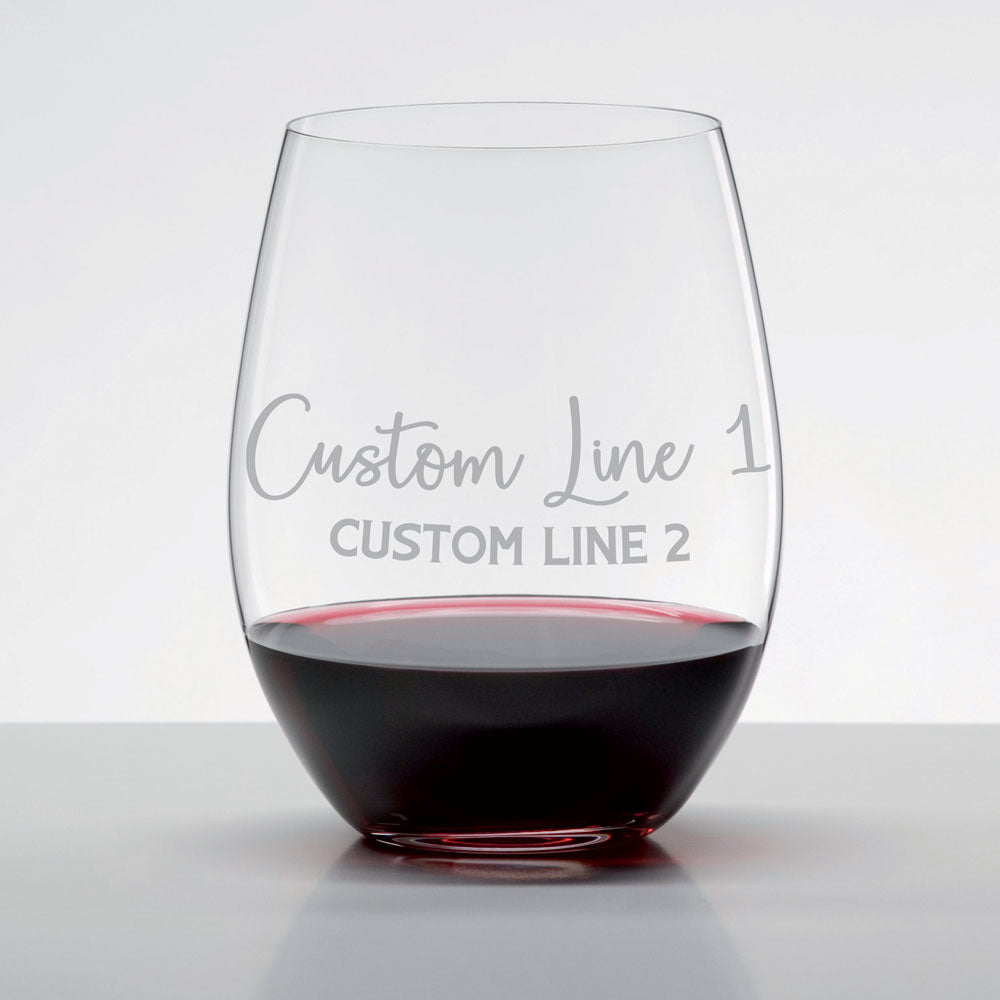 Fully Custom Riedel Wine Glass